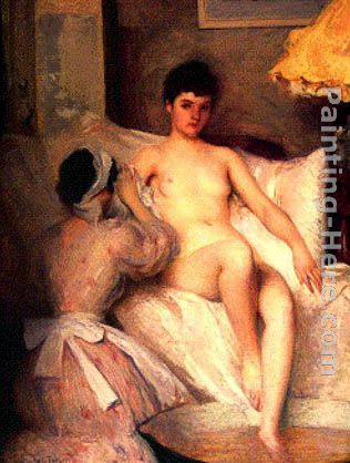 The Bath painting - Edmund Charles Tarbell The Bath art painting